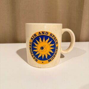 Vintage National Air and Space Museum Smithsonian Sun Logo Ceramic Coffee Mug